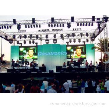 Large IP65 P7.2 Outdoor Stage LED Screens Module With 140 V